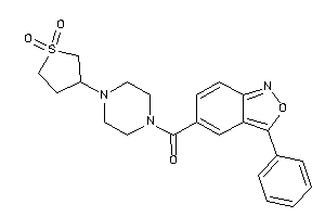 [4-(1,1-diketothiolan-3-yl)piperazino]-(3-phenylanthranil-5-yl)methanone