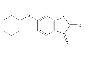 6-(cyclohexylthio)isatin