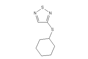 3-(cyclohexylthio)-1,2,5-thiadiazole