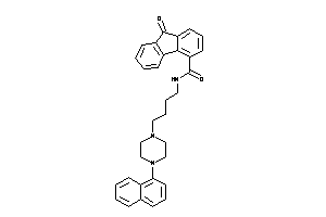 9-keto-N-[4-[4-(1-naphthyl)piperazino]butyl]fluorene-4-carboxamide