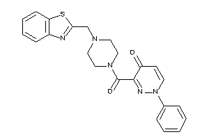 3-[4-(1,3-benzothiazol-2-ylmethyl)piperazine-1-carbonyl]-1-phenyl-pyridazin-4-one