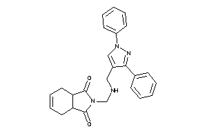 2-[[(1,3-diphenylpyrazol-4-yl)methylamino]methyl]-3a,4,7,7a-tetrahydroisoindole-1,3-quinone