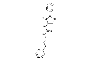 1-(5-keto-1-phenyl-3-pyrazolin-4-yl)-3-(2-phenoxyethyl)urea