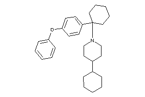 4-cyclohexyl-1-[1-(4-phenoxyphenyl)cyclohexyl]piperidine