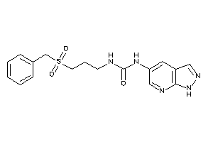 1-(3-benzylsulfonylpropyl)-3-(1H-pyrazolo[3,4-b]pyridin-5-yl)urea