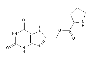 Pyrrolidine-2-carboxylic Acid (2,6-diketo-3,7-dihydropurin-8-yl)methyl Ester