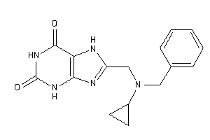 8-[[benzyl(cyclopropyl)amino]methyl]-7H-xanthine