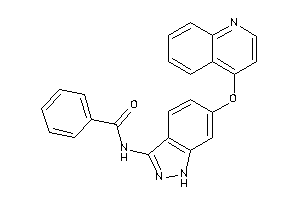 N-[6-(4-quinolyloxy)-1H-indazol-3-yl]benzamide