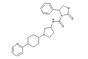 2-keto-4-phenyl-N-[1-[4-(2-pyridyl)cyclohexyl]pyrrolidin-3-yl]oxazolidine-3-carboxamide