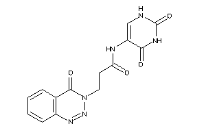 N-(2,4-diketo-1H-pyrimidin-5-yl)-3-(4-keto-1,2,3-benzotriazin-3-yl)propionamide