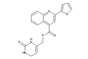 2-(2-furyl)cinchonin (2-keto-3,4-dihydro-1H-pyrimidin-6-yl)methyl Ester