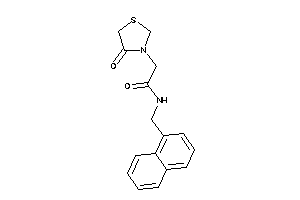 2-(4-ketothiazolidin-3-yl)-N-(1-naphthylmethyl)acetamide