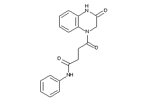 4-keto-4-(3-keto-2,4-dihydroquinoxalin-1-yl)-N-phenyl-butyramide