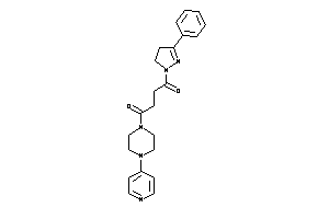 1-(3-phenyl-2-pyrazolin-1-yl)-4-[4-(4-pyridyl)piperazino]butane-1,4-dione