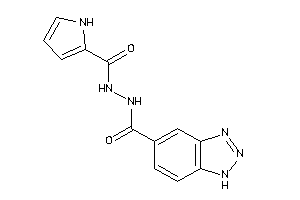 N'-(1H-pyrrole-2-carbonyl)-1H-benzotriazole-5-carbohydrazide