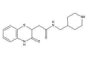 2-(3-keto-4H-1,4-benzothiazin-2-yl)-N-(4-piperidylmethyl)acetamide