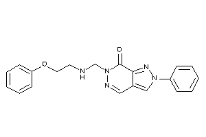6-[(2-phenoxyethylamino)methyl]-2-phenyl-pyrazolo[3,4-d]pyridazin-7-one