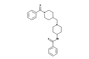 N-[1-[(1-benzoyl-4-piperidyl)methyl]-4-piperidyl]benzamide