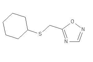 5-[(cyclohexylthio)methyl]-1,2,4-oxadiazole