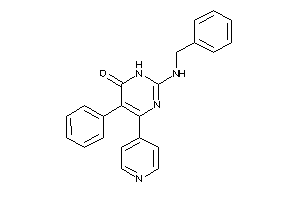 2-(benzylamino)-5-phenyl-4-(4-pyridyl)-1H-pyrimidin-6-one