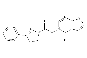 3-[2-keto-2-(3-phenyl-2-pyrazolin-1-yl)ethyl]thieno[2,3-d]pyrimidin-4-one