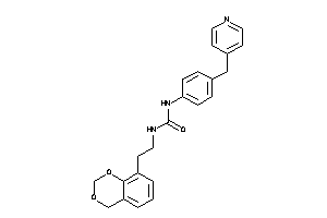 1-[2-(4H-1,3-benzodioxin-8-yl)ethyl]-3-[4-(4-pyridylmethyl)phenyl]urea