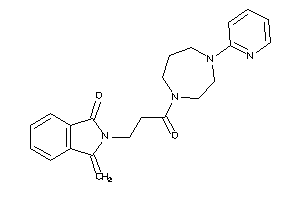 2-[3-keto-3-[4-(2-pyridyl)-1,4-diazepan-1-yl]propyl]-3-methylene-isoindolin-1-one