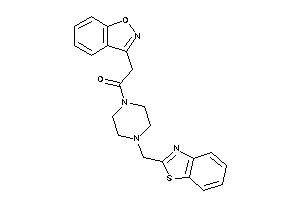 1-[4-(1,3-benzothiazol-2-ylmethyl)piperazino]-2-indoxazen-3-yl-ethanone