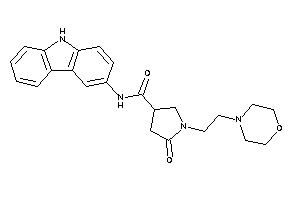 N-(9H-carbazol-3-yl)-5-keto-1-(2-morpholinoethyl)pyrrolidine-3-carboxamide