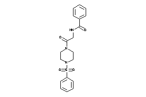 N-[2-(4-besylpiperazino)-2-keto-ethyl]benzamide