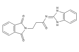 Image of N-(1,3-dihydrobenzimidazol-2-ylidene)-3-phthalimido-propionamide