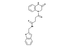 N-(benzofuran-2-ylmethyl)-4-keto-4-(3-keto-2,4-dihydroquinoxalin-1-yl)butyramide