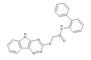N-(2-phenylphenyl)-2-(5H-[1,2,4]triazino[5,6-b]indol-3-ylthio)acetamide