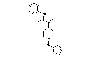 2-[4-(3-furoyl)piperazino]-2-keto-N-phenyl-acetamide