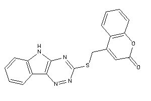 4-[(5H-[1,2,4]triazino[5,6-b]indol-3-ylthio)methyl]coumarin