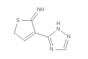 [4-(1H-1,2,4-triazol-5-yl)-2H-thiophen-5-ylidene]amine