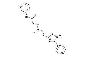 N-phenyl-2-[[2-[(4-phenyl-5-thioxo-1,3,4-thiadiazol-2-yl)thio]acetyl]amino]acetamide