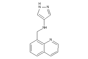 1H-pyrazol-4-yl(8-quinolylmethyl)amine