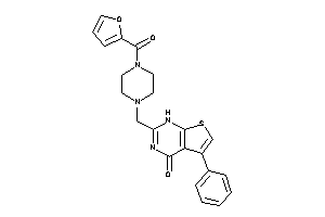 2-[[4-(2-furoyl)piperazino]methyl]-5-phenyl-1H-thieno[2,3-d]pyrimidin-4-one