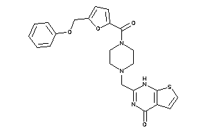 2-[[4-[5-(phenoxymethyl)-2-furoyl]piperazino]methyl]-1H-thieno[2,3-d]pyrimidin-4-one