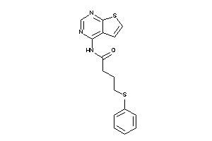 4-(phenylthio)-N-thieno[2,3-d]pyrimidin-4-yl-butyramide