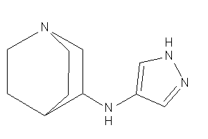1H-pyrazol-4-yl(quinuclidin-3-yl)amine