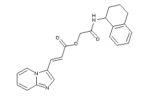 Image of 3-imidazo[1,2-a]pyridin-3-ylacrylic Acid [2-keto-2-(tetralin-1-ylamino)ethyl] Ester