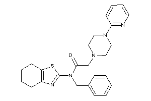 Image of N-benzyl-2-[4-(2-pyridyl)piperazino]-N-(4,5,6,7-tetrahydro-1,3-benzothiazol-2-yl)acetamide