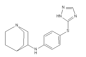 Quinuclidin-3-yl-[4-(1H-1,2,4-triazol-5-ylthio)phenyl]amine