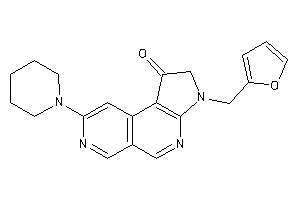 3-(2-furfuryl)-8-piperidino-2H-pyrrolo[2,3-c][2,7]naphthyridin-1-one