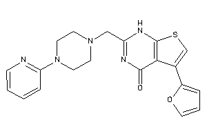 5-(2-furyl)-2-[[4-(2-pyridyl)piperazino]methyl]-1H-thieno[2,3-d]pyrimidin-4-one