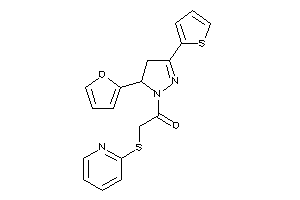 1-[5-(2-furyl)-3-(2-thienyl)-2-pyrazolin-1-yl]-2-(2-pyridylthio)ethanone