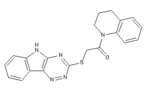 1-(3,4-dihydro-2H-quinolin-1-yl)-2-(5H-[1,2,4]triazino[5,6-b]indol-3-ylthio)ethanone
