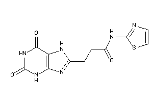 3-(2,6-diketo-3,7-dihydropurin-8-yl)-N-thiazol-2-yl-propionamide